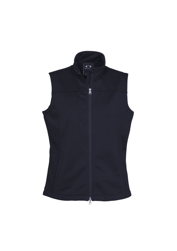 LS-J29123 LADIES SOFT SHELL VEST - NAVY