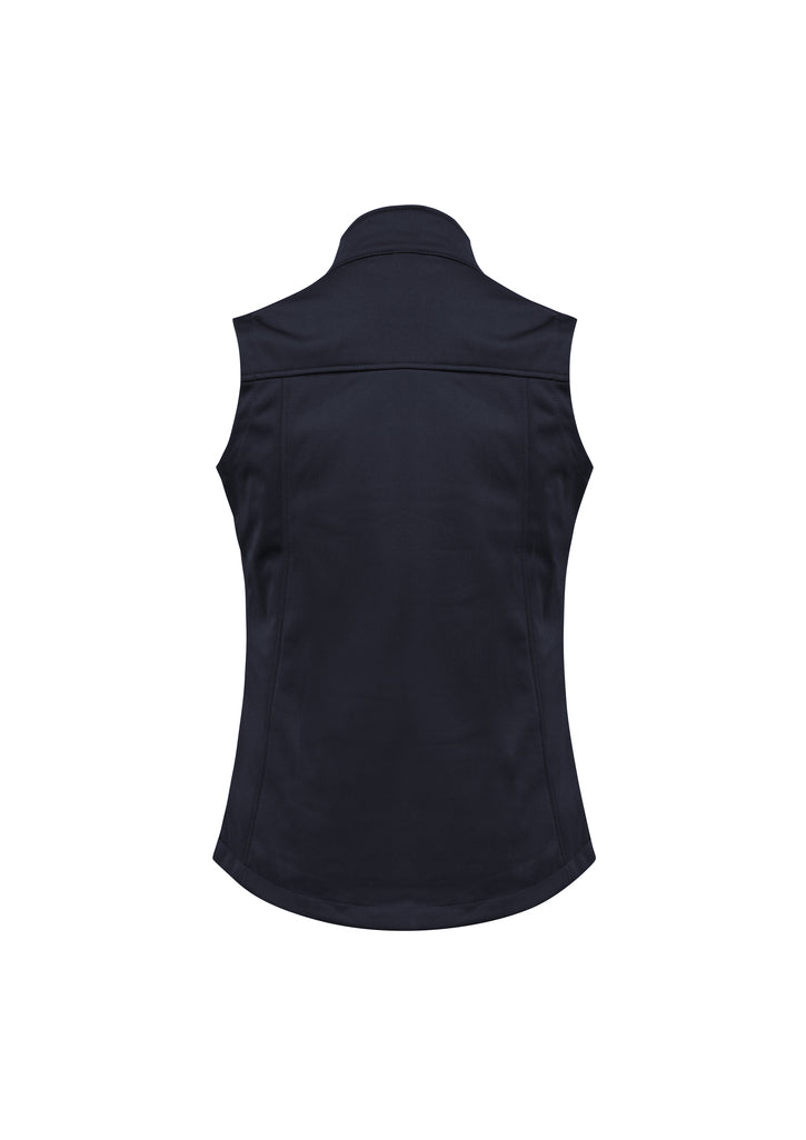 LS-J29123 LADIES SOFT SHELL VEST - NAVY