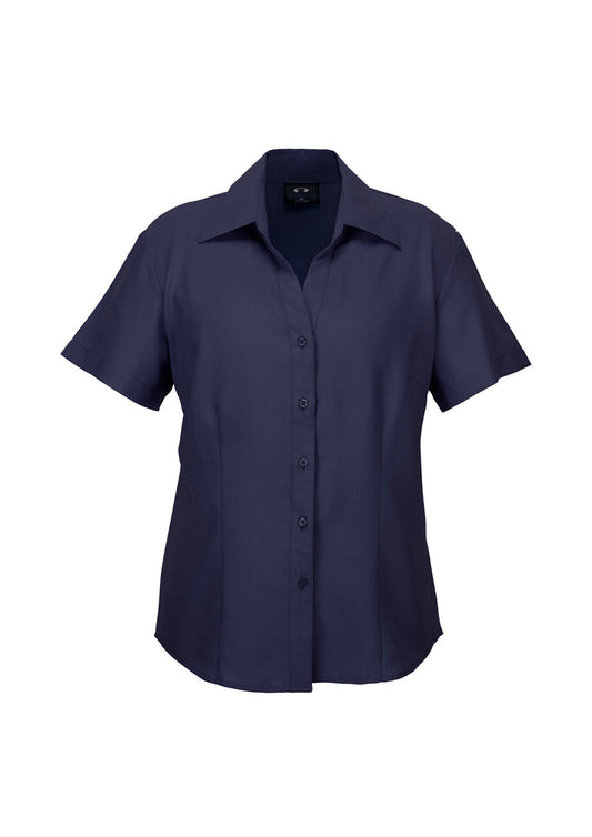 LS-LB3601 LADIES S/S OASIS SHIRT - NAVY