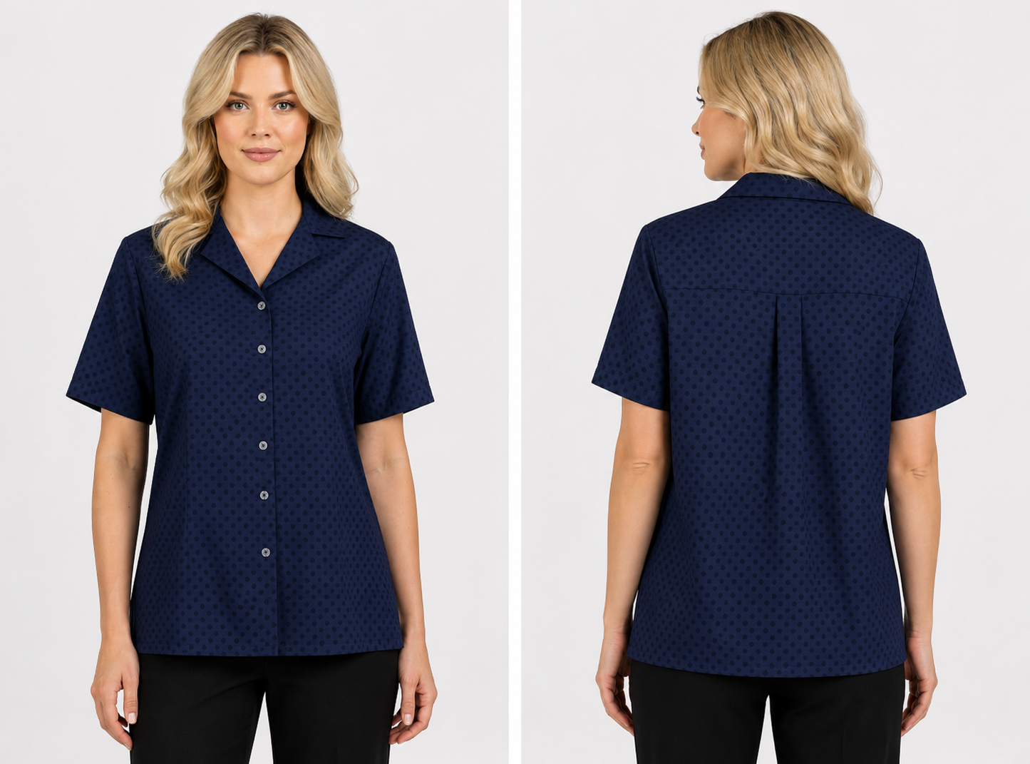 NEXIAAC003 - WOMEN'S CLASSIC CARE SHIRT DARK BLUE