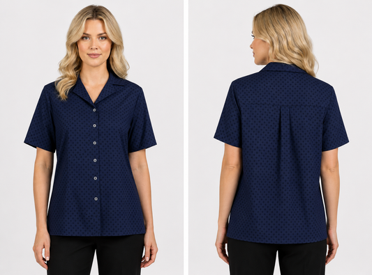 NEXIAAC003 - WOMEN'S CLASSIC CARE SHIRT DARK BLUE
