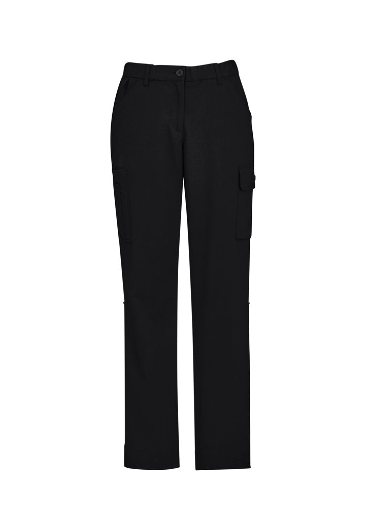 HS-CL954LL Comfort Womens Waist Cargo Pant Black