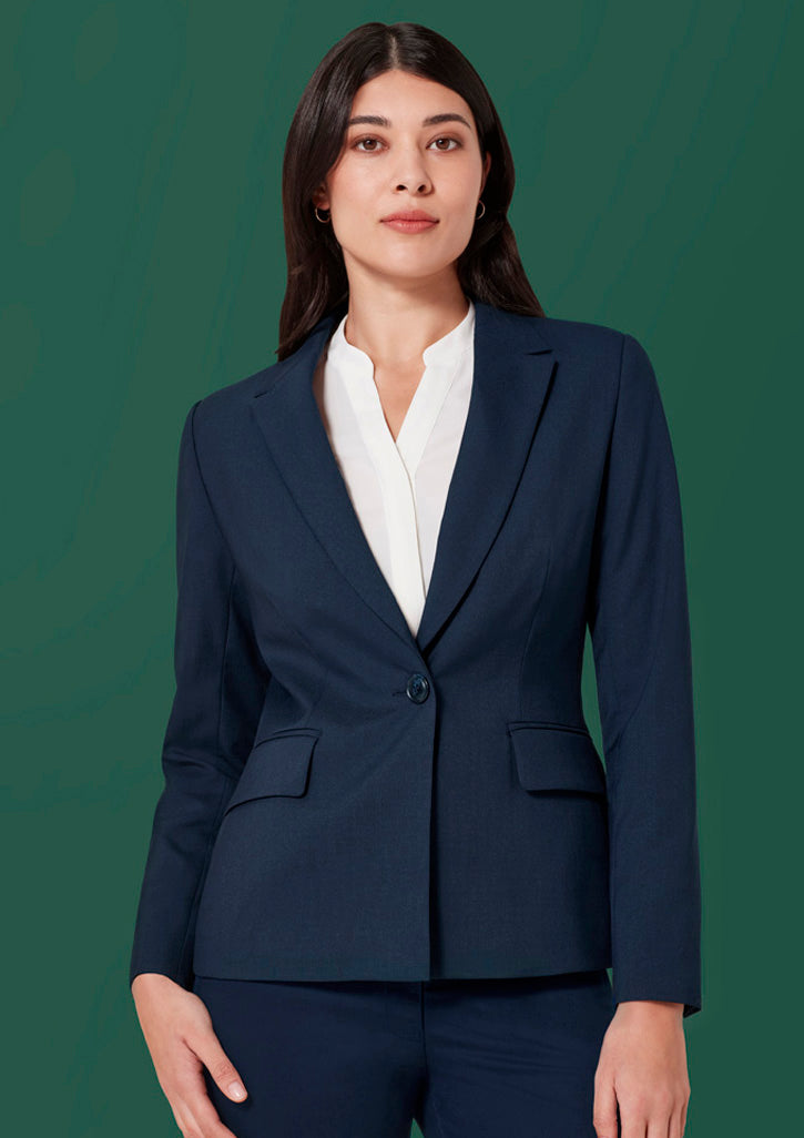 RJ401L - Womens Renew Single Button Mid Length Jacket