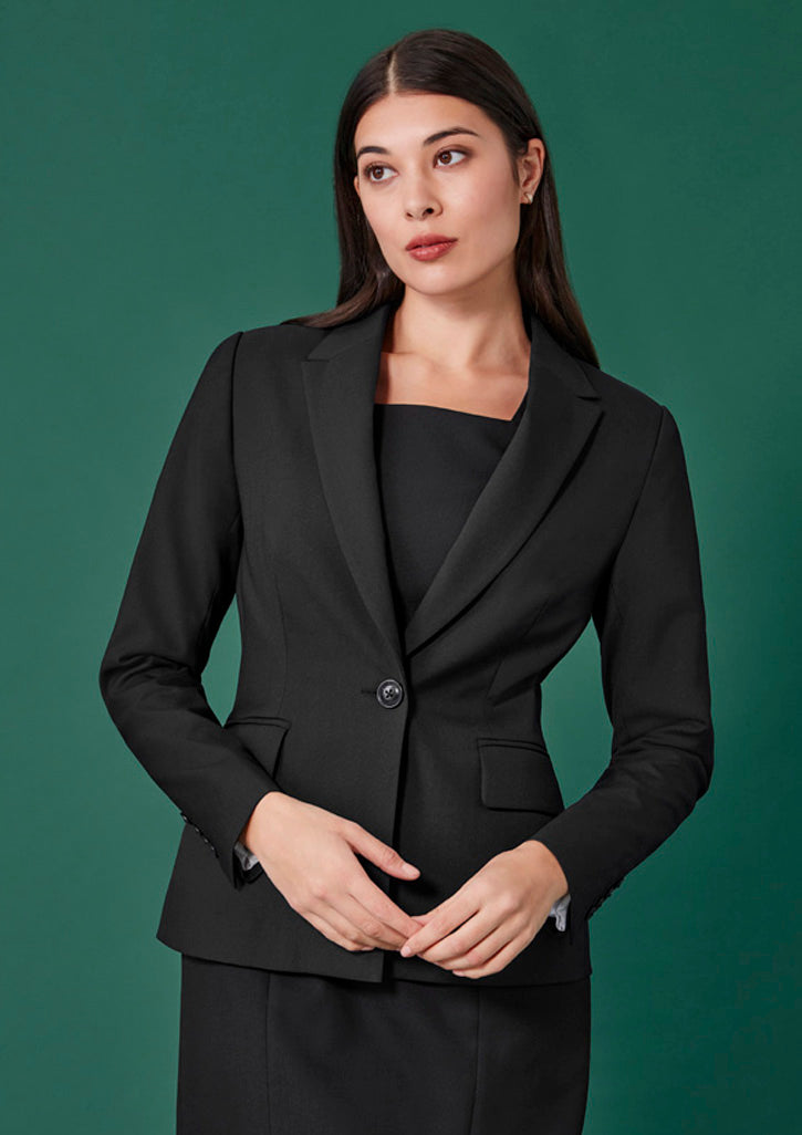 RJ401L - Womens Renew Single Button Mid Length Jacket