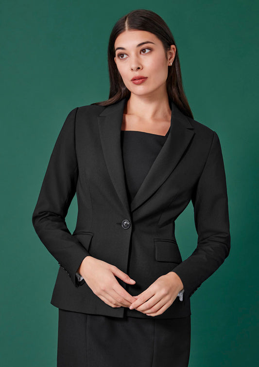 RJ401L - Womens Renew Single Button Mid Length Jacket