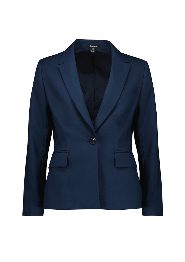 RJ401L - Womens Renew Single Button Mid Length Jacket