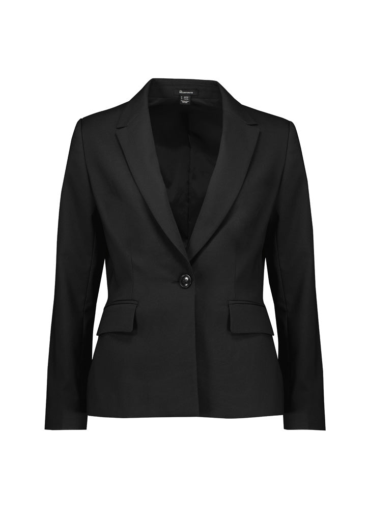 RJ401L - Womens Renew Single Button Mid Length Jacket