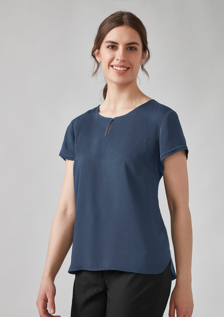 RU569LS - Womens Evelyn Short Sleeve Blouse