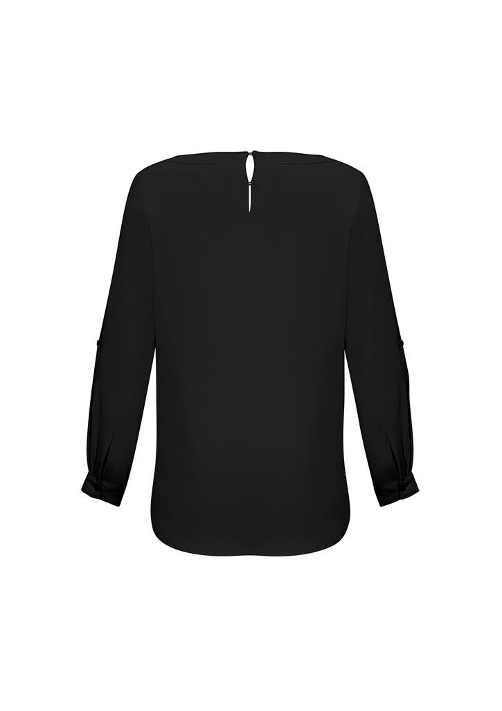 S828LL Womens Madison Boatneck Top