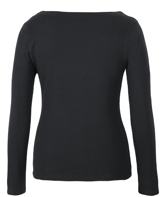 1BTL - C of C Ladies L/S Boat Neck Tee