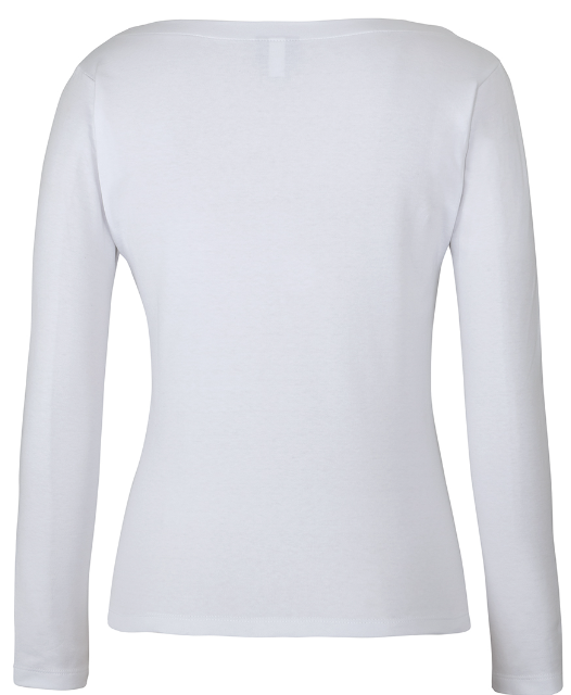 1BTL - C of C Ladies L/S Boat Neck Tee