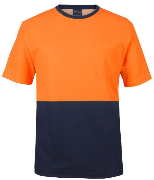 6HCBT - Hi Vis Cotton Back Tee