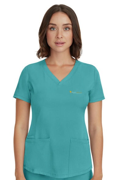 AC-2500 Monica Scrub Top Teal