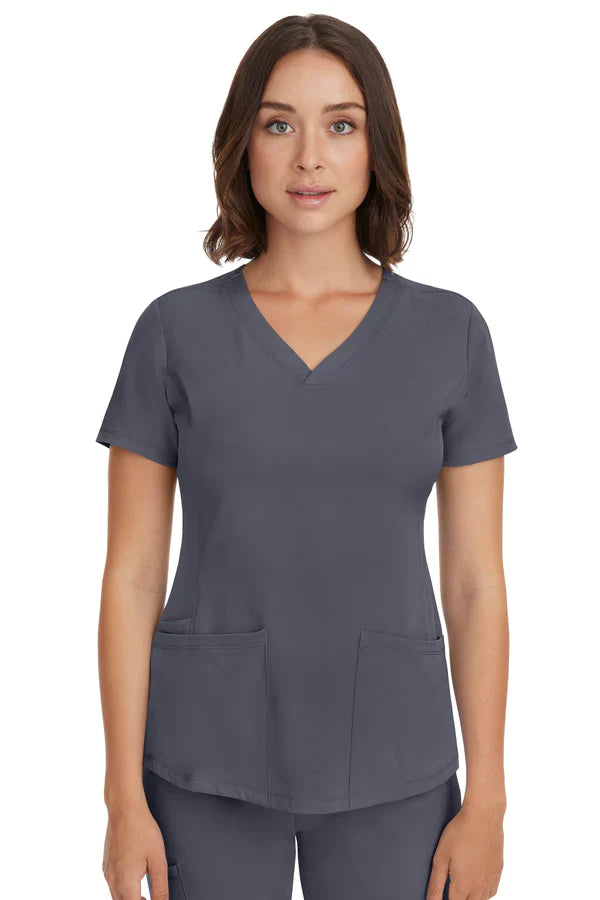 AC-2500 Monica Scrub Top Pewter