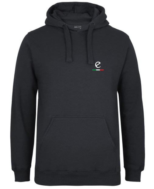 EC-3FH Fleecy Hoodie Black