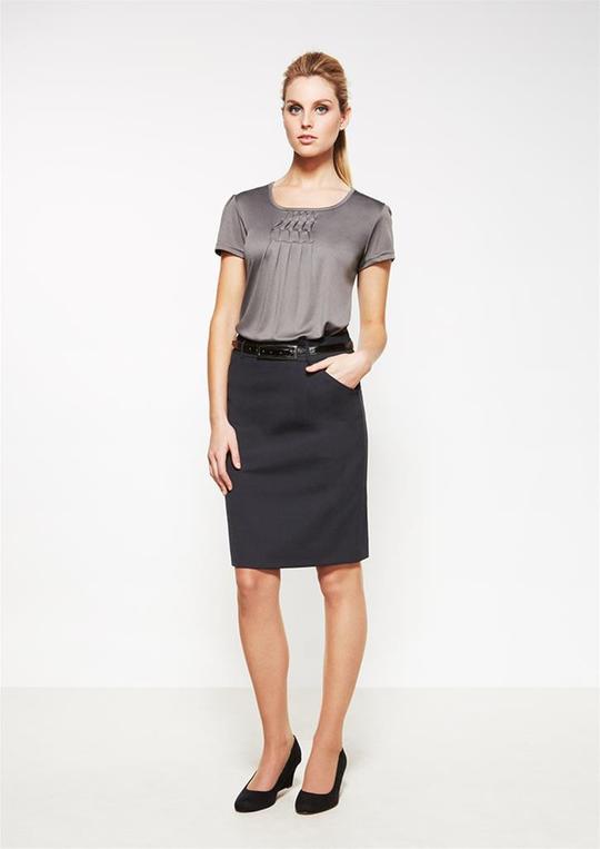 24015 - WOMENS MULTI-PLEAT SKIRT
