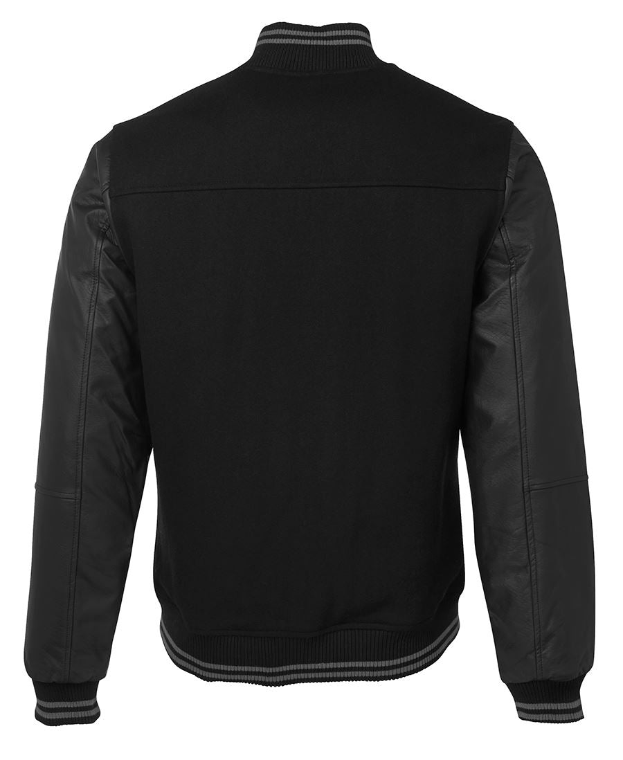 3BLJ - ART LEATHER BASEBALL JACKET