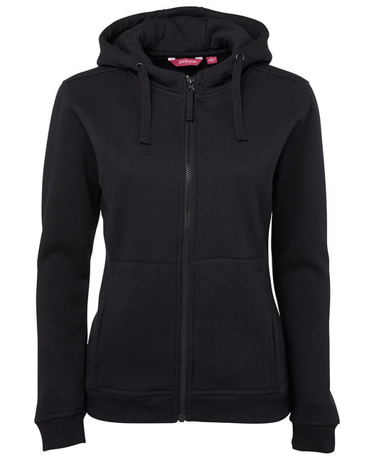 3HJ1 - LADIES FULL ZIP FLEECY HOODIE
