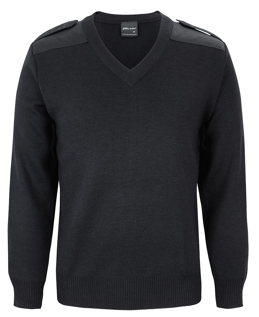 6EJ - KNITTED EPAULETTE JUMPER
