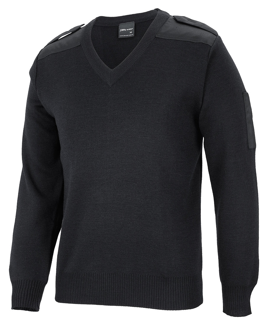 6EJ - KNITTED EPAULETTE JUMPER