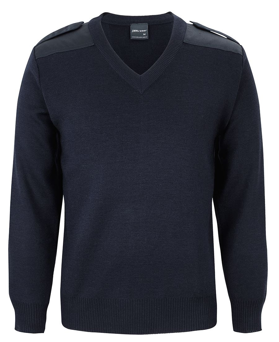 6EJ - KNITTED EPAULETTE JUMPER
