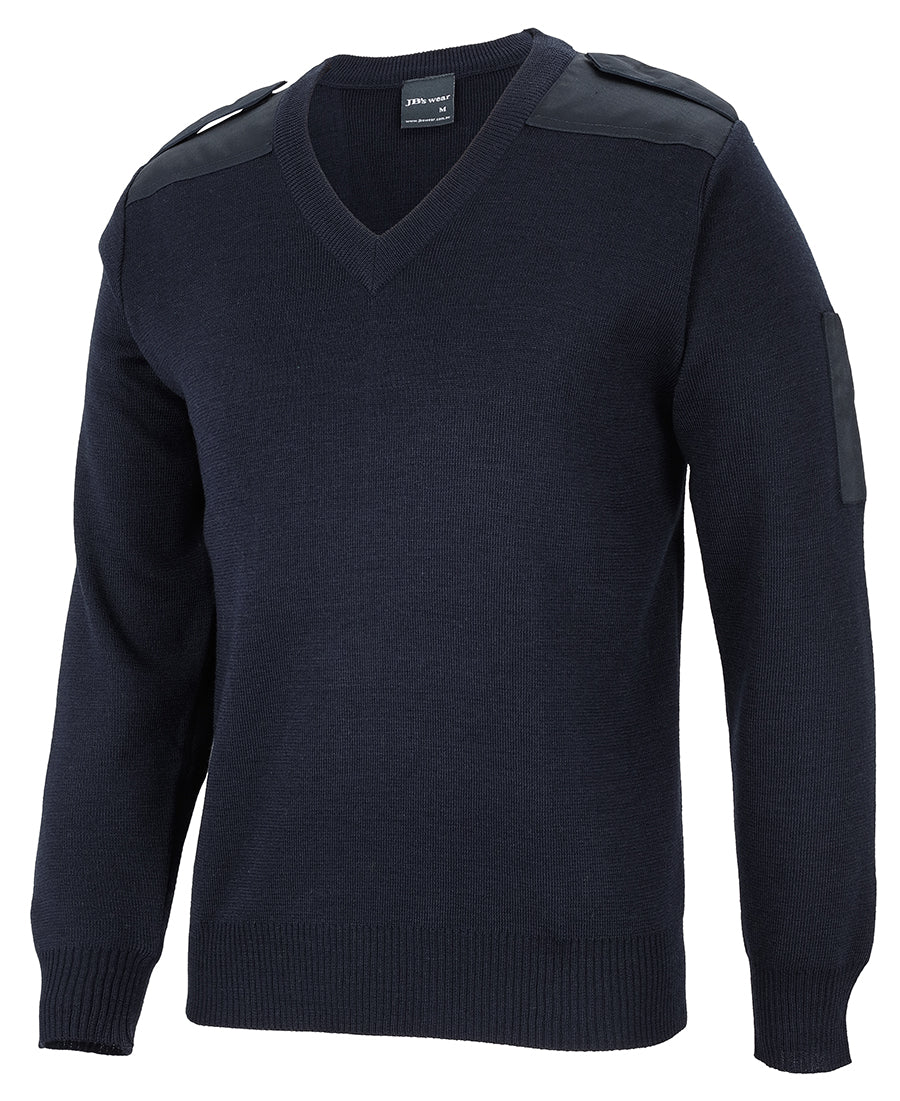6EJ - KNITTED EPAULETTE JUMPER