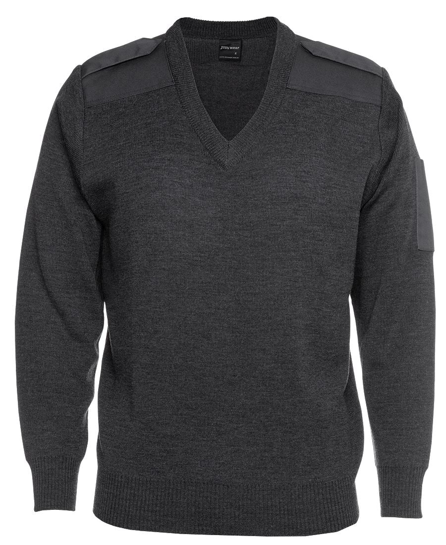 6EJ - KNITTED EPAULETTE JUMPER