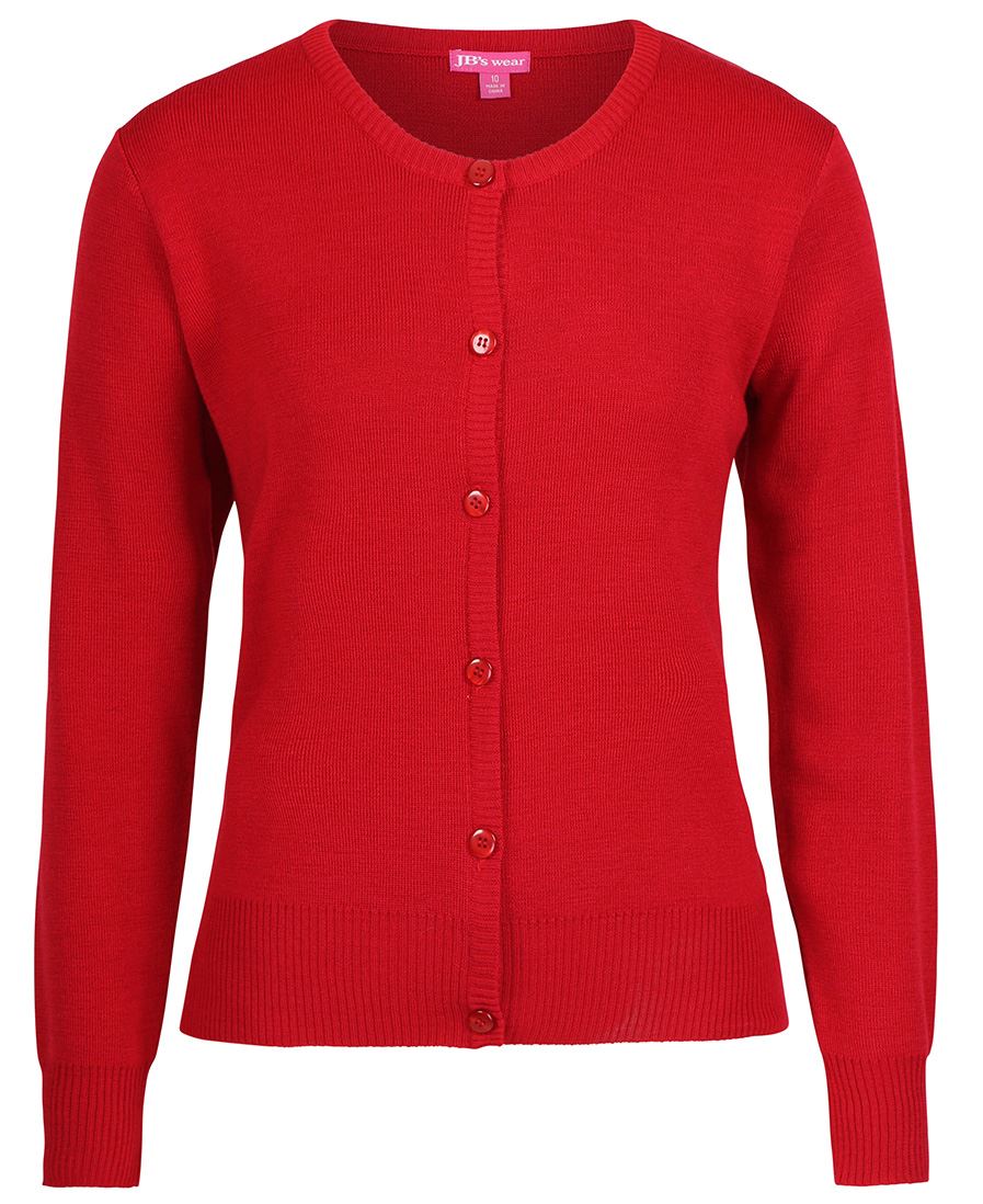 6L1CN - LADIES CORPORATE CREW NECK CARDIGAN