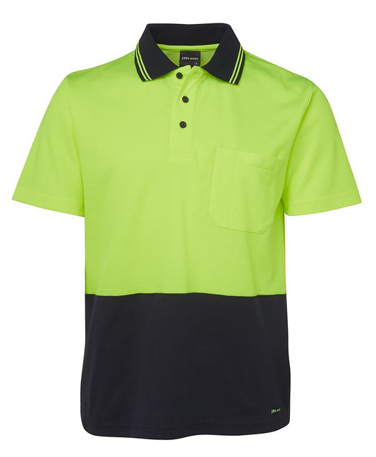 6NCCS - HI VIS NON CUFF S/S COTTON BACK