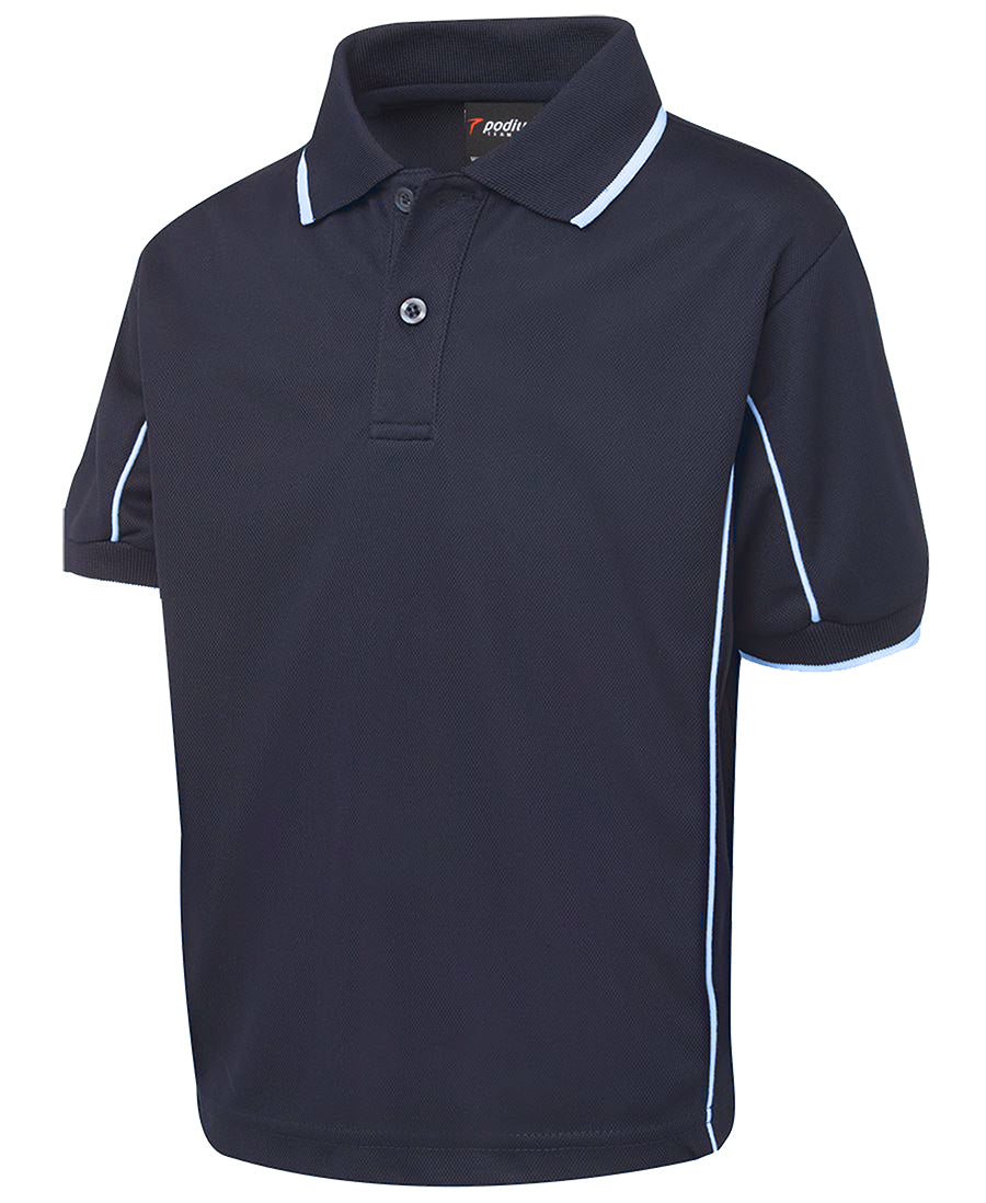 7PIPS - KIDS S/S PIPING POLO