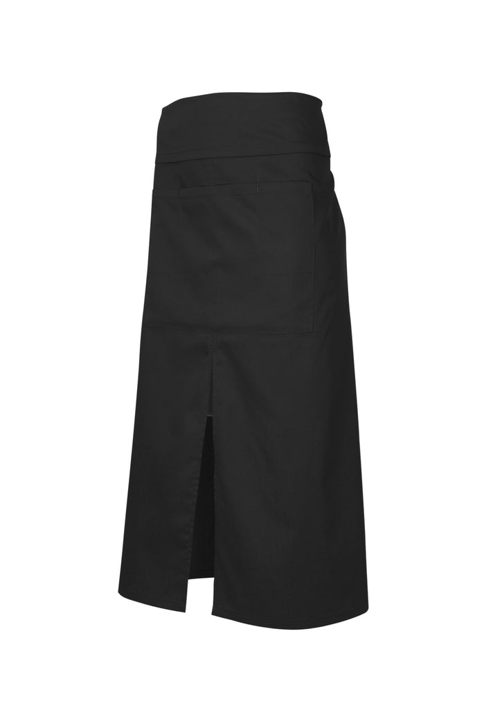 BA93 - CONTINENTAL STYLE FULL LENGTH APRON BLACK