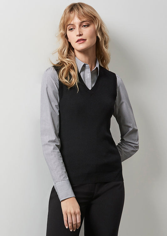 LV3504 - Ladies V-Neck Vest