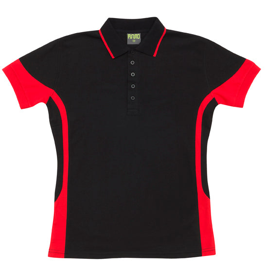 P519LD - LADIES CONTRAST POLO