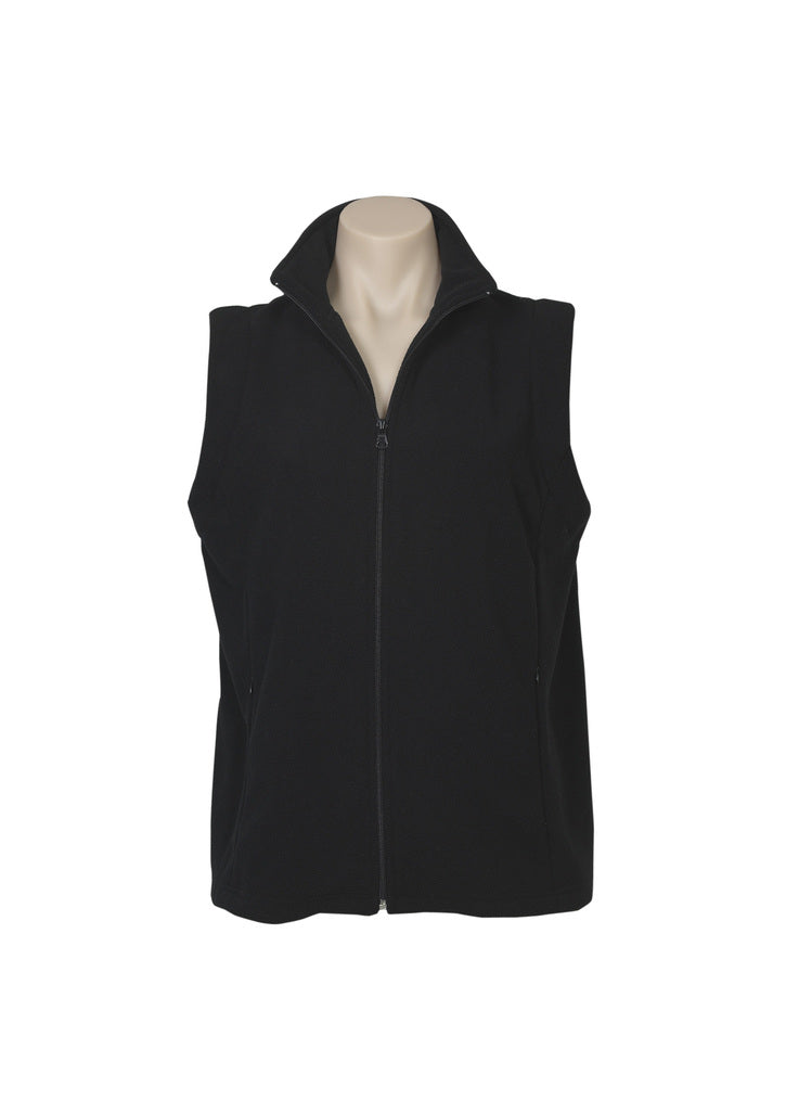 PF905 - LADIES PLAIN MICRO FLEECE VEST