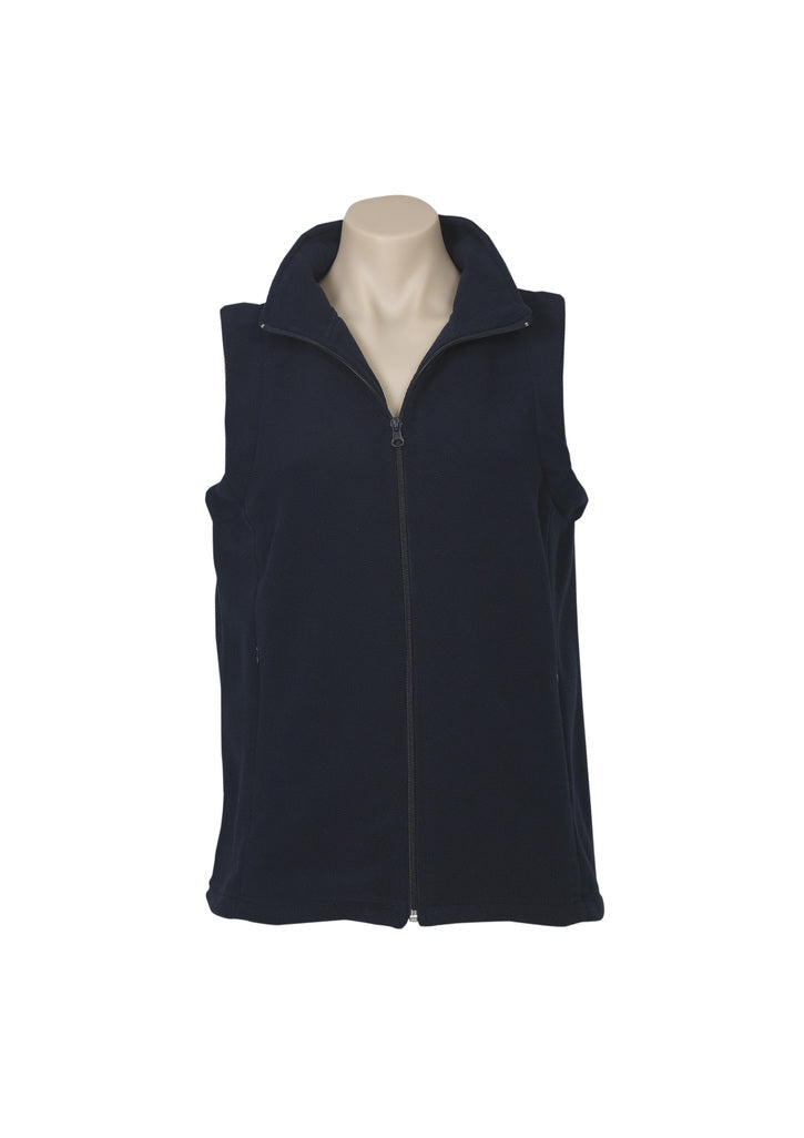 PF905 - LADIES PLAIN MICRO FLEECE VEST