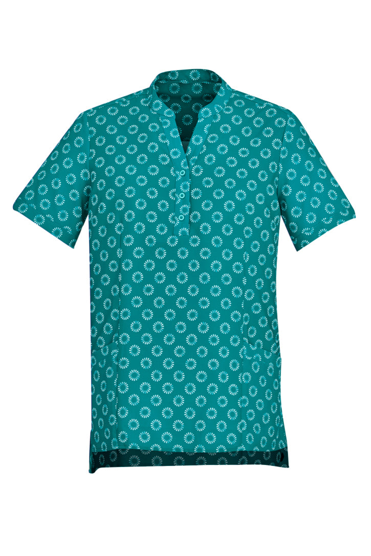 CS950LS - WOMENS FLORENCE DAISY PRINT TUNIC