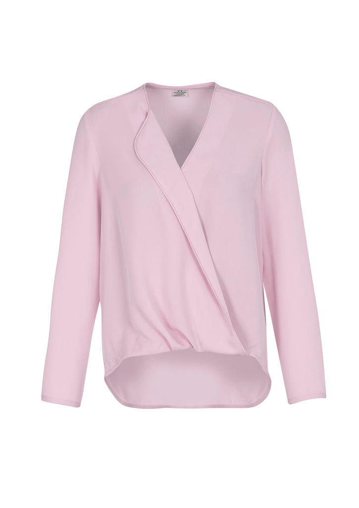 S014LL - LILY LADIES HI-LO BLOUSE