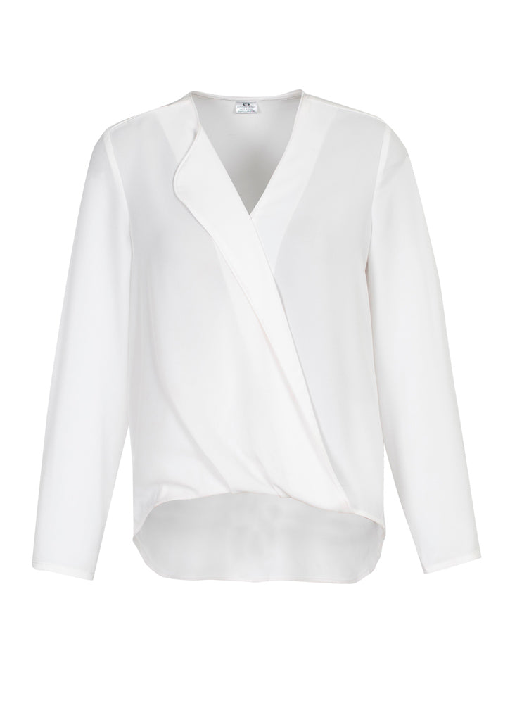 S014LL - LILY LADIES HI-LO BLOUSE