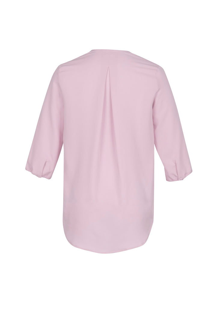 S015LT - LILY LADIES LONGLINE BLOUSE