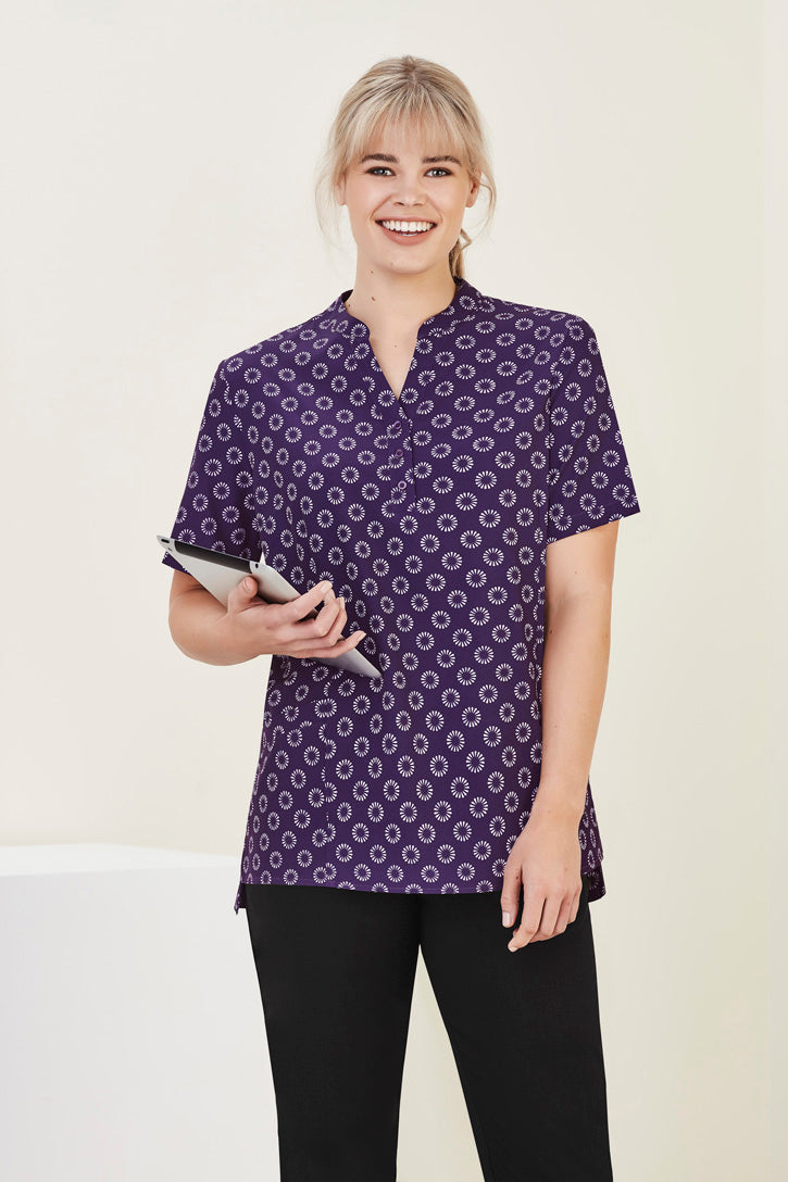 CS950LS - WOMENS FLORENCE DAISY PRINT TUNIC