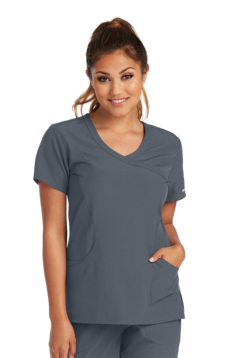 SK102 - Ladies Reliance Scrub Top (2XL - 5XL) - 16 Colors Available